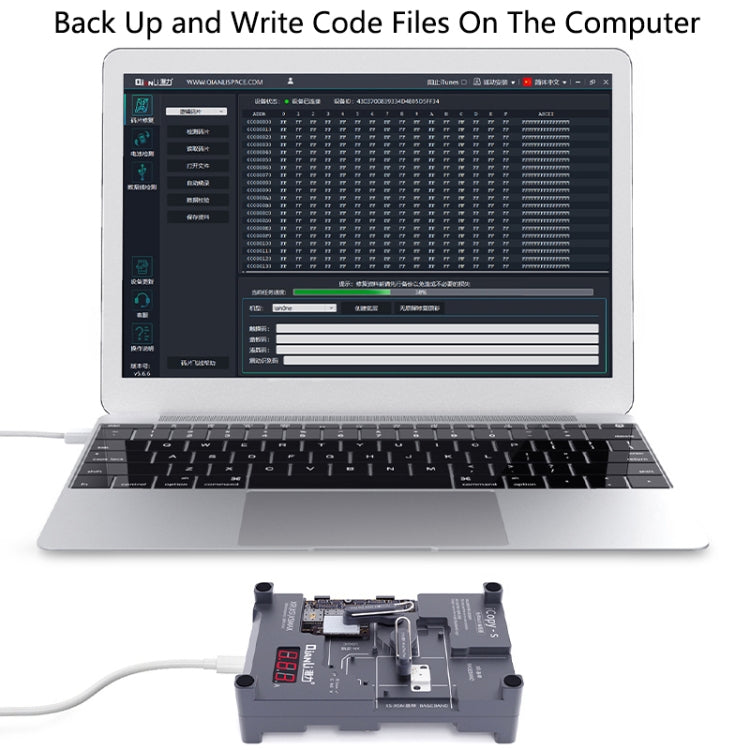 Qianli iCopy-S Double-Sided Chip Test Bench 4 in1 Non-Removable Logic Baseband EEPROM Chip for iPhone 7/7 Plus/8/8 Plus, For iPhone 7 / 7 Plus / 8 / 8 Plus