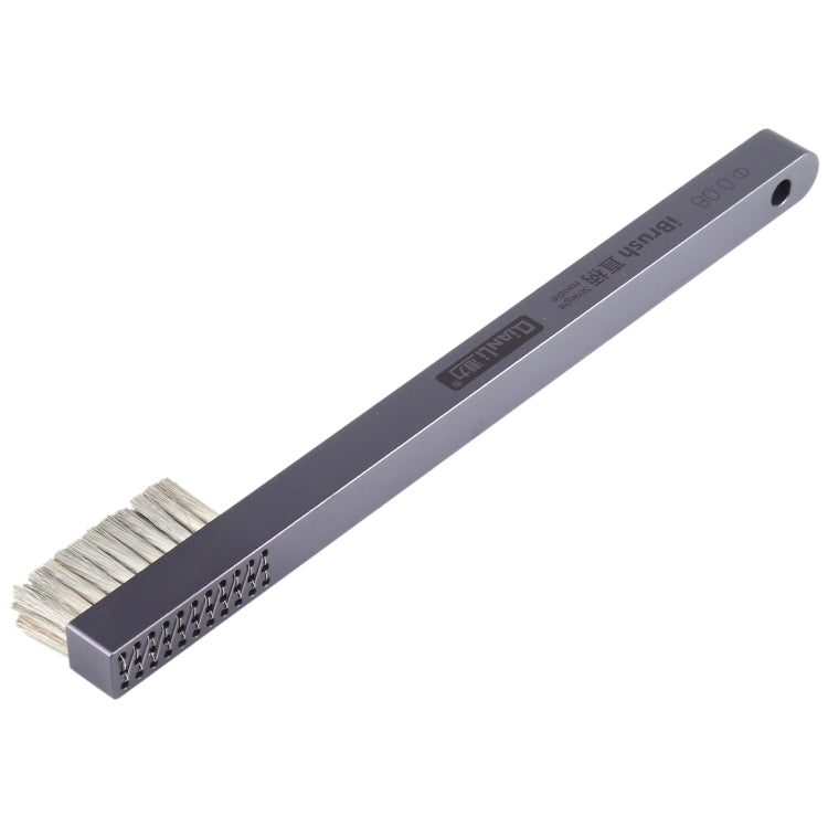 Spazzola in acciaio in lega di alluminio con manico dritto Qianli iBrush, Straight Handle