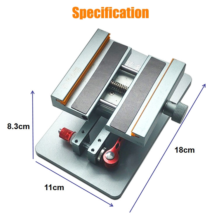 XHZC-125 Supporto di riparazione della scheda madre per dispositivo PCB multifunzione rotante a 360 gradi + set di piedi di porco in metallo 4 in 1, PCB Fixture+Crowbar