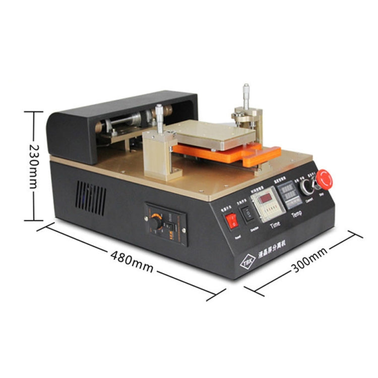 Chip di controllo della temperatura incorporato della macchina di separazione automatica dello schermo LCD in lega di alluminio TBK958 per il telefono cellulare da 7 pollici, TBK958