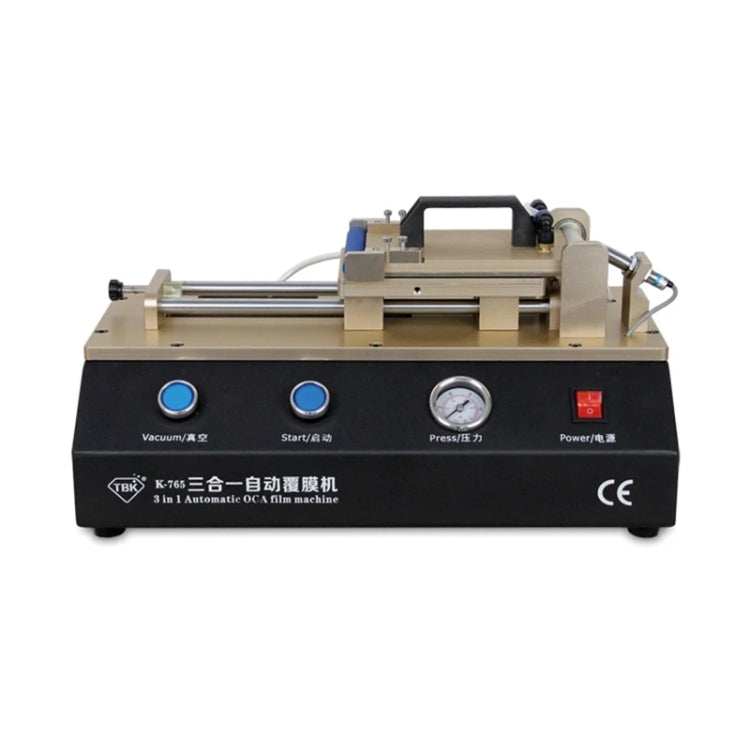 TBK-765 3 in1 Automatic OCA Laminating Machine LCD Touch Screen Air Compressor Built-in Vacuum Pump, TBK-765