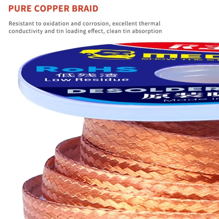 MECCANICO R300 Filo di stagno di aspirazione da 1,5 M 2,5 MM, MECHANIC R300 1.5M 2.5MM