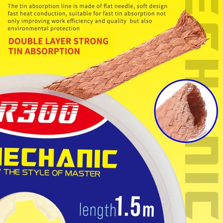 MECCANICO R300 Filo di stagno di aspirazione da 1,5 M 3,0 MM, MECHANIC R300 1.5M 3.0MM