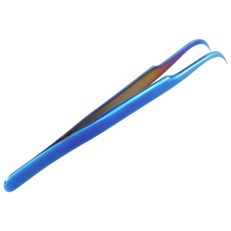 Vetus MCS-15 curved tweezers bright blue, Vetus MCS-15