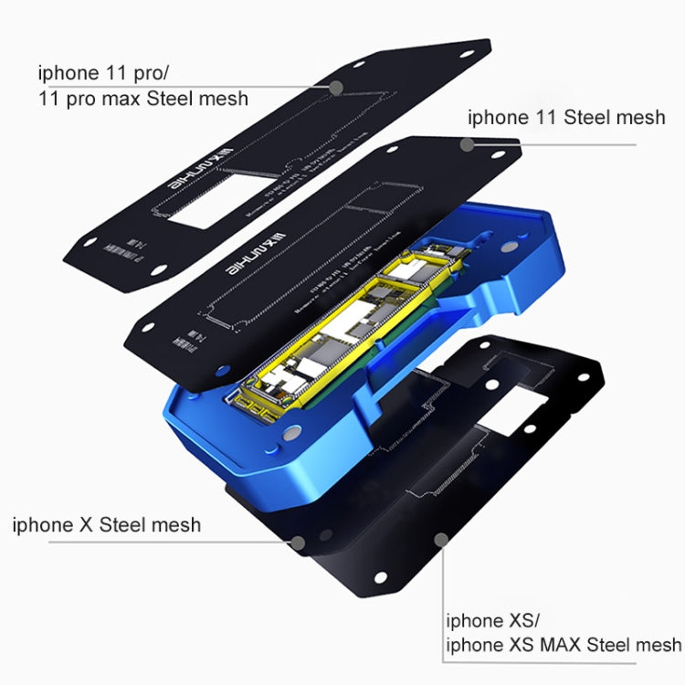 Piattaforma reballing per stampa PCB AIXUN FT06 Pro 6 in 1 per iPX-iP11 Pro Max, AIXUN FT06 Pro