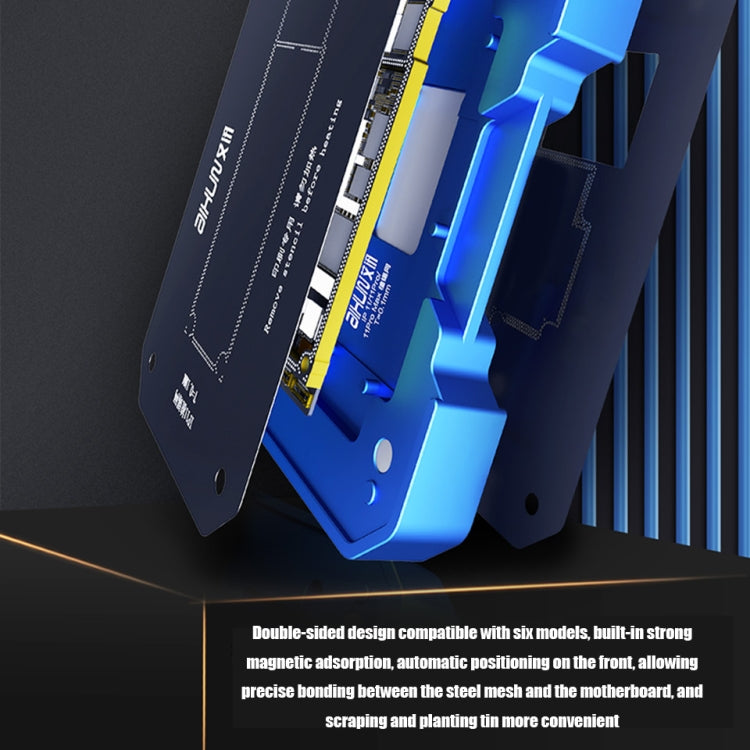 Piattaforma reballing per stampa PCB AIXUN FT06 Pro 6 in 1 per iPX-iP11 Pro Max, AIXUN FT06 Pro