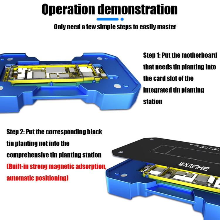 Piattaforma reballing per stampa PCB AIXUN FT06 Pro 6 in 1 per iPX-iP11 Pro Max, AIXUN FT06 Pro