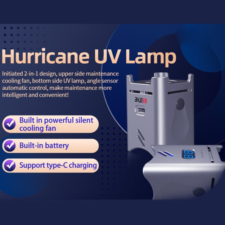 Lampada UV AiXun Hurricane con ventola di raffreddamento, AiXun Hurricane