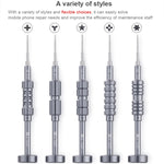 QIANLI 5 in 1 Multipurpose 2D Grenade Magnetic Screwdriver Set, 2D