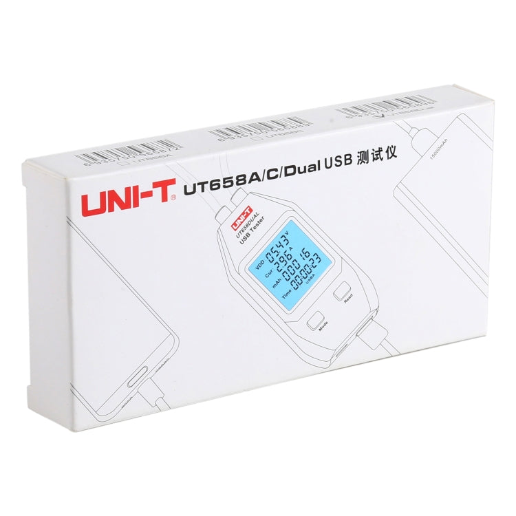 UNI-T UT658DUAL, UT658DUAL USB voltmeter ammeter tester