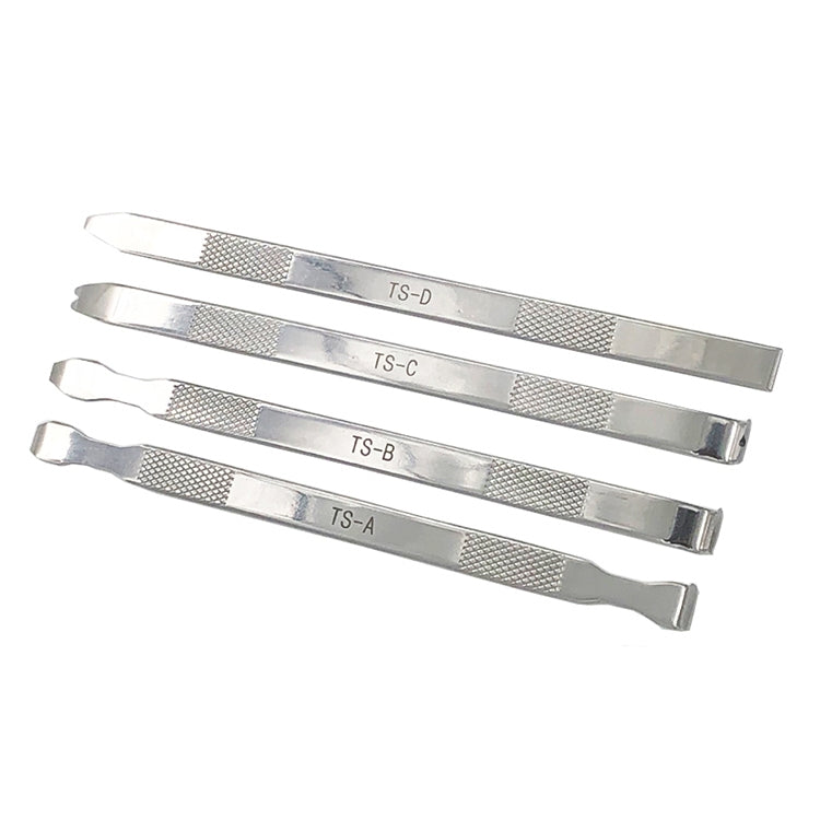 XHZC-125 Set piede di porco in metallo multifunzione 4 in 1, Crowbar Set