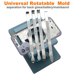 XHZC-125 Set piede di porco in metallo multifunzione 4 in 1, Crowbar Set