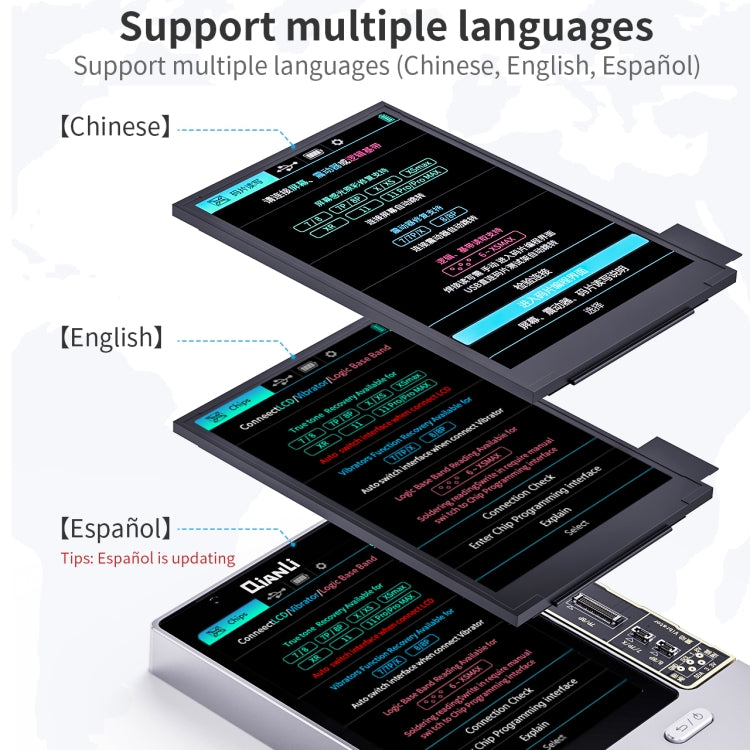 Dispositivo di rilevamento ripristino multifunzionale Qianli Apollo Interstellar One (edizione internazionale) per iPhone 11/11 Pro Max/11 Pro/X/XS/XS Max/XR/8/8 Plus/7/7 Plus, Restore Detection