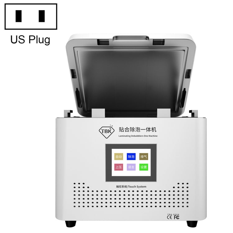 TBK808A Macchina per laminazione sottovuoto OCA all-in-one adatta e antischiuma, spina americana, TBK808A EU Plug, TBK808A US Plug