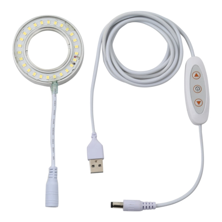 Sorgente luminosa ad anello LED per microscopio, 65mm