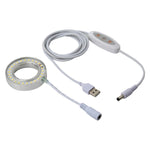 Sorgente luminosa ad anello LED per microscopio, 65mm