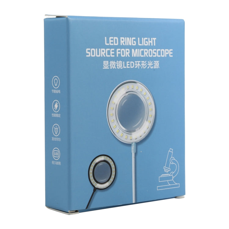 Sorgente luminosa ad anello LED per microscopio, 65mm