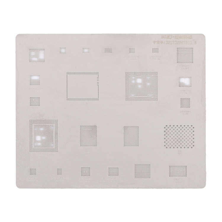 Mijing A14 3D BGA Stencil IC Soldering Reball Tin Plant Net for iPhone 12 Series, Mijing A14