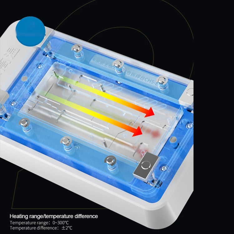 Piattaforma di saldatura a strati del preriscaldatore del riscaldatore della scheda madre MiJing CH5 per la serie iPhone 12, spina europea, MiJing CH5 (EU Plug), MiJing CH5 (US Plug)