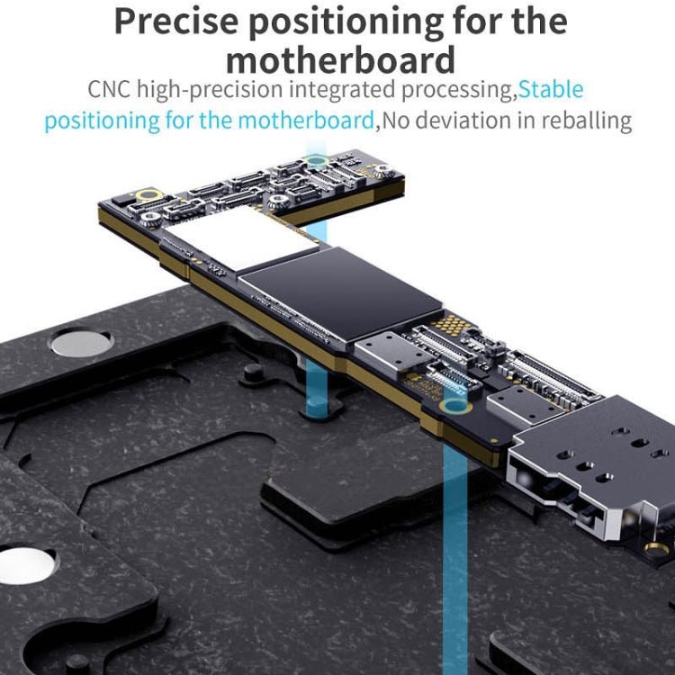 Piattaforma Reballing Qianli 4 in 1 con telaio centrale per iPhone 12/12 Pro/12 Mini/12 Pro Max, For iPhone 12 / 12 Pro / 12 Mini / 12 Pro Max