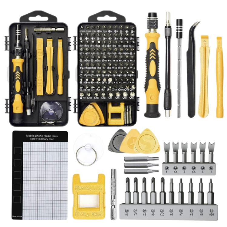 Kit di cacciaviti magnetici di precisione 122 in 1, 122 in 1(White), 122 in 1(Blue), 122 in 1(Purple), 122 in 1(Red), 122 in 1 (Yellow)