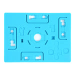 13 x 10cm Multifunctional Tin Heat Insulation Repair Silicone Pad, 13 x 10cm