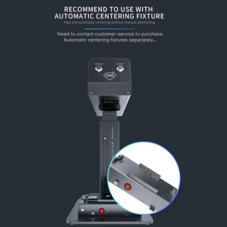TBK-958M Macchina per marcatura laser Separatore di frame con messa a fuoco automatica Attrezzatura per incisione 2 in 1, spina UK, TBK-958M US Plug, TBK-958M AU Plug, TBK-958M EU Plug, TBK-958M UK Plug