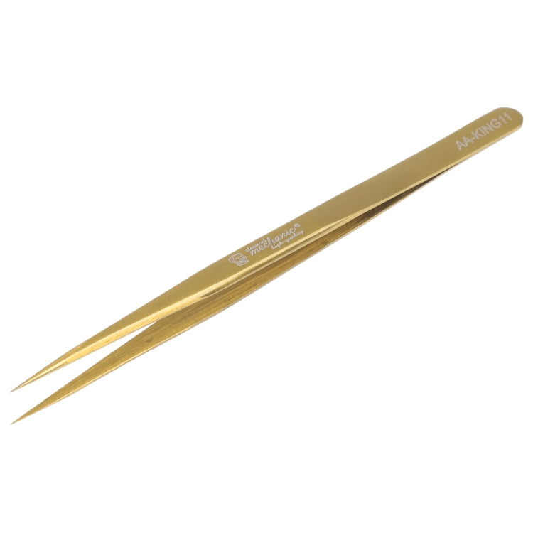 AA King11 Precision Straight Stainless Steel Mechanical Tweezers, Mechanic AA King11