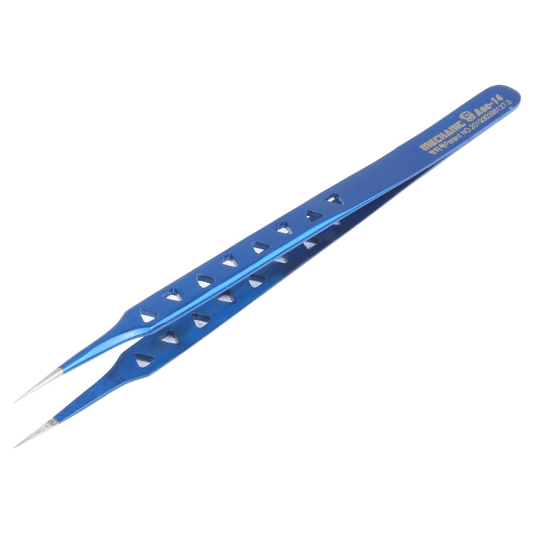 Aac-14 Precision Stainless Steel Straight Mechanical Tweezers, Mechanic Aac-14