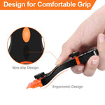 Double Headed Glue Scraper Removal Cleaning Tool, Double Headed (Orange), Double Headed (Blue), Double Headed (Yellow)