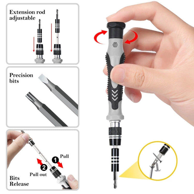 138 in 1 DIY Cell Phone Watch Repair Multifunction Screwdriver Set, 138 in 1 (Red), 138 in 1 (Yellow), 138 in 1 (Grey), 138 in 1 (Blue), 138 in 1 (Purple)