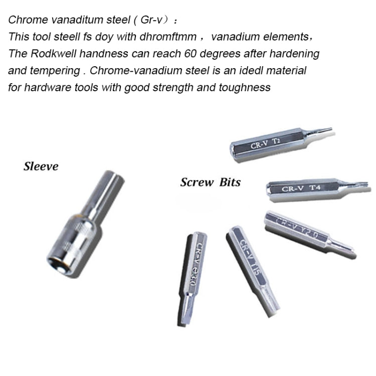 WEEKS 64 in 1 Disassembly Tool Screwdriver Set, WEEKS 64 in 1