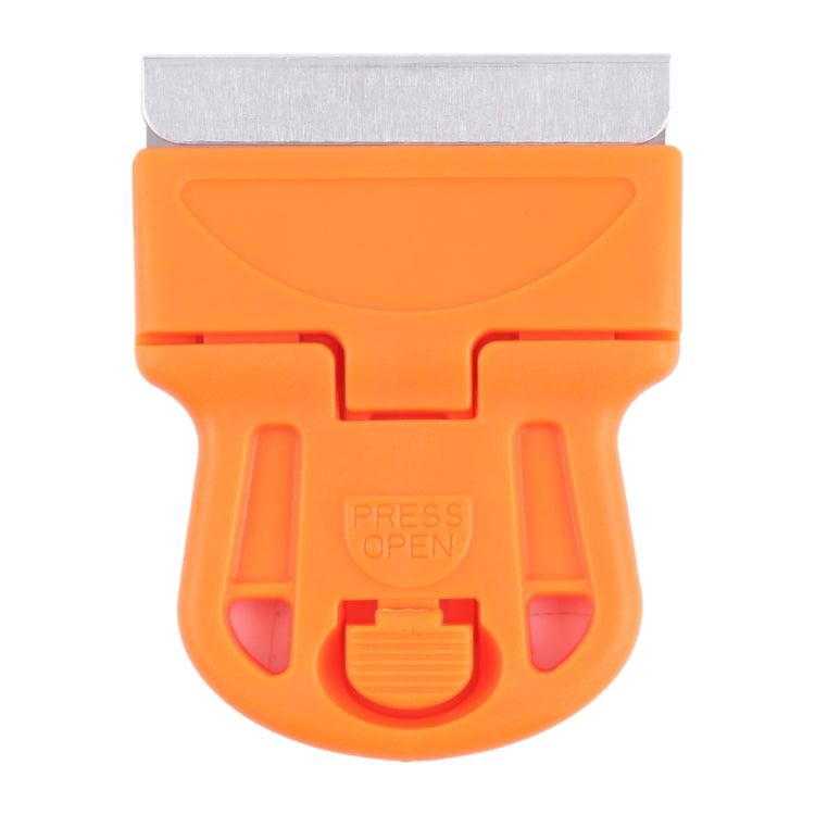 Glue Remover Scraper, Sticker Scraper, Plastic Handle, Mini Glue Remover Squeegee (Orange), Mini Glue Remover Squeegee(Yellow)