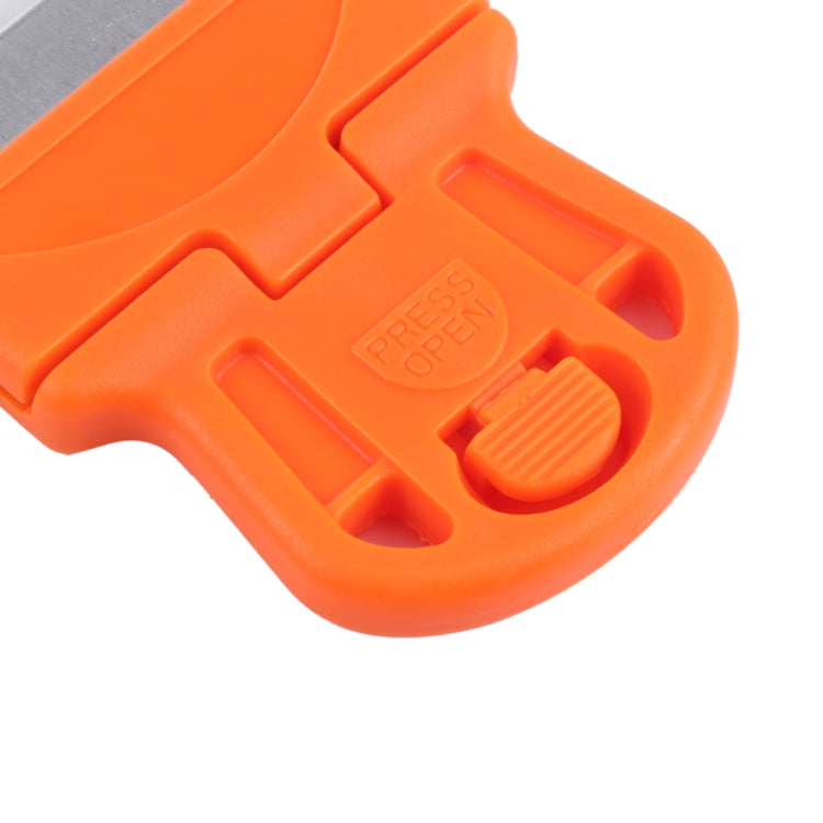 Raschietto per rimozione colla, raschietto per adesivi, manico in plastica, Mini Glue Remover Squeegee (Orange), Mini Glue Remover Squeegee(Yellow)