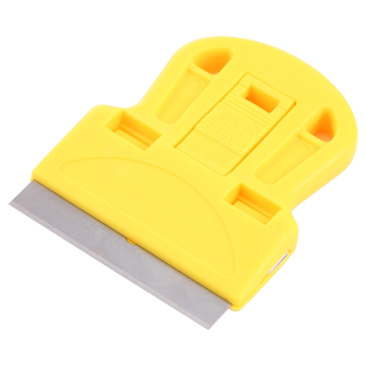 Raschietto per rimozione colla, raschietto per adesivi, manico in plastica, Mini Glue Remover Squeegee (Orange), Mini Glue Remover Squeegee(Yellow)