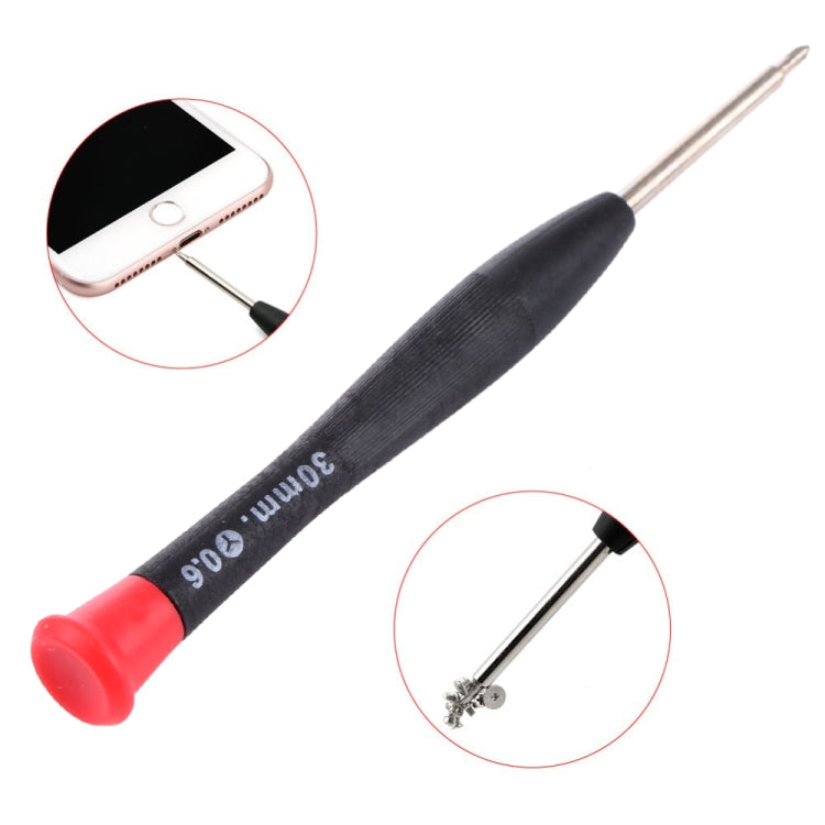 JIAFA Cell Phone Repair Screwdriver, Size: Y0.6, Y0.6 (Red)