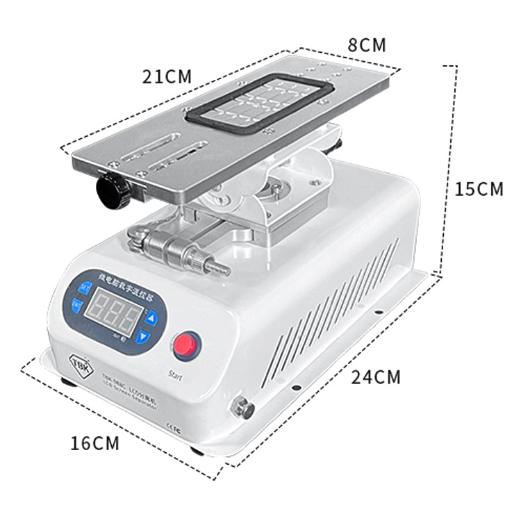 Dispositivo di rimozione del telaio centrale del separatore rotante LCD TBK 988C, TBK 988C