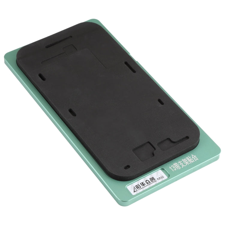 LCD Screen with Fixed Mold for Frame Positioning Mat for iPhone 13, For iPhone 13