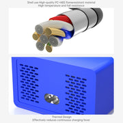 Meccanico icharge 8M QC 3.0 Caricatore intelligente USB Supporto ricarica rapida con LCD, spina europea, icharge 8M