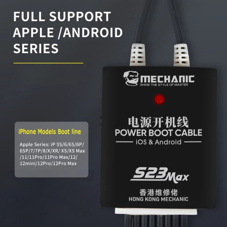 Mechanic S23 Max Power Test Cable for Android/iOS, S23 Max