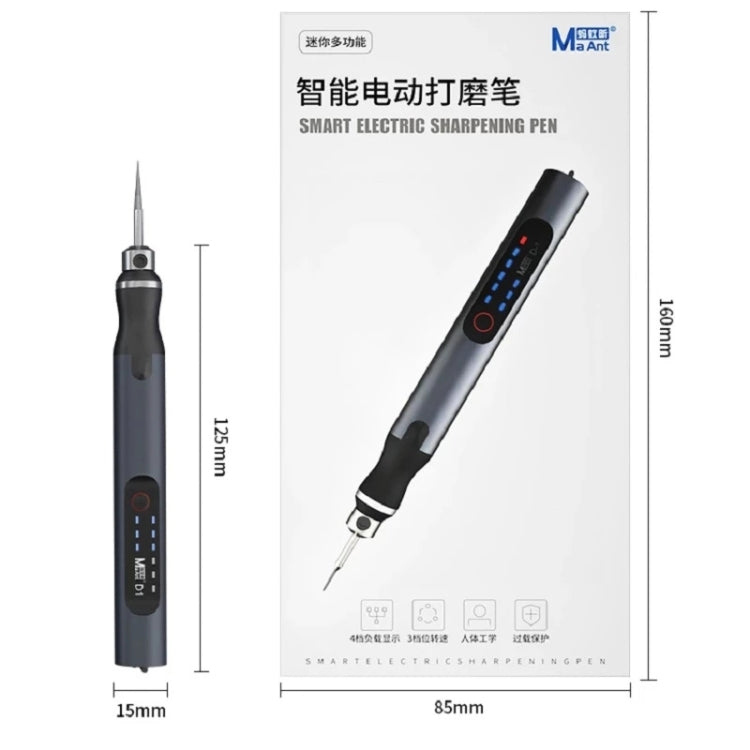 MaAnt D-1 Smart Charging Grinding Pen, MaAnt D-1