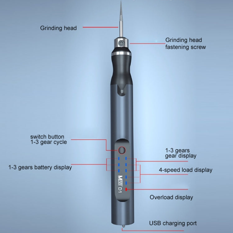 MaAnt D-1 Smart Charging Grinding Pen, MaAnt D-1