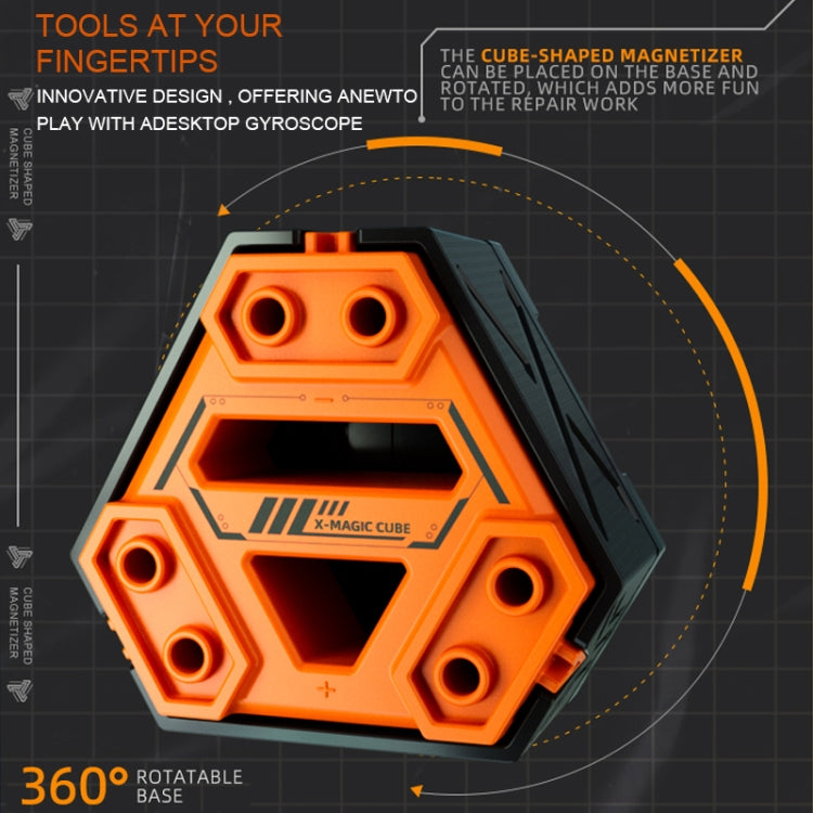 JAKEMY JM-Z21 Magnetizzatore/smagnetizzatore per cacciavite a forma di cubo