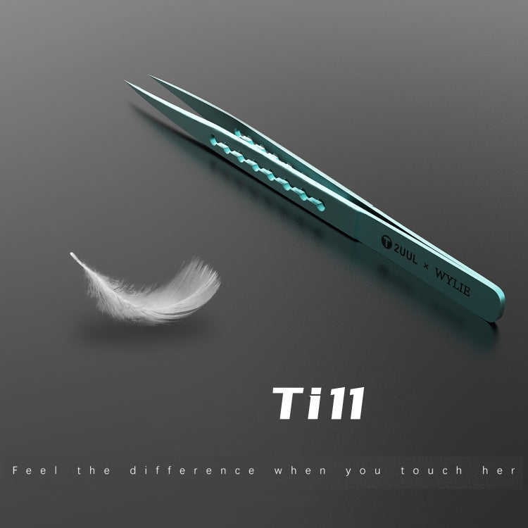 2UUL & WYLIE Ti11, Ti11 Titanium Alloy Straight Tip Tweezers