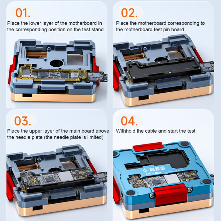 FIX-13 Layered Test Frame Motherboard Test Bench Device for iPhone 13/13 mini/13 Pro/13 Pro Max, FIX-13