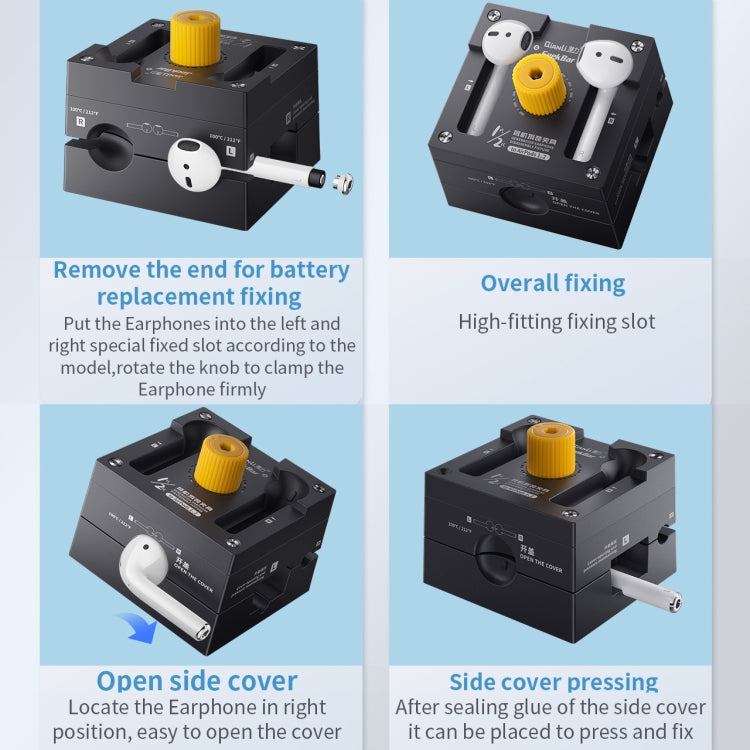 QIANLI 1 Pair Earphone Repair Removal Clamps for AirPods 1/2 and Pro, QIANLI for Earpods