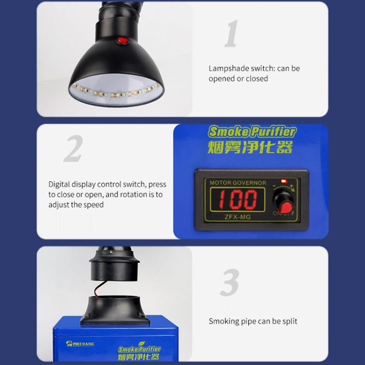 MECHANICAL SMOKE PURIFIER CF1 for Welding Repair Cell Phones, CF1 Smoke Purifier