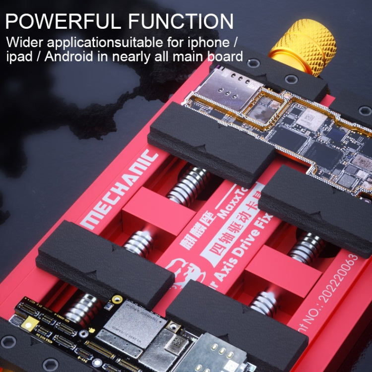 Mechanical repair of the motherboard of the MaxxTor four-axis drive device, Mechanic MaxxTor