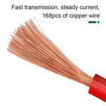 Cavo test con clip a coccodrillo 2000V 20A silicone