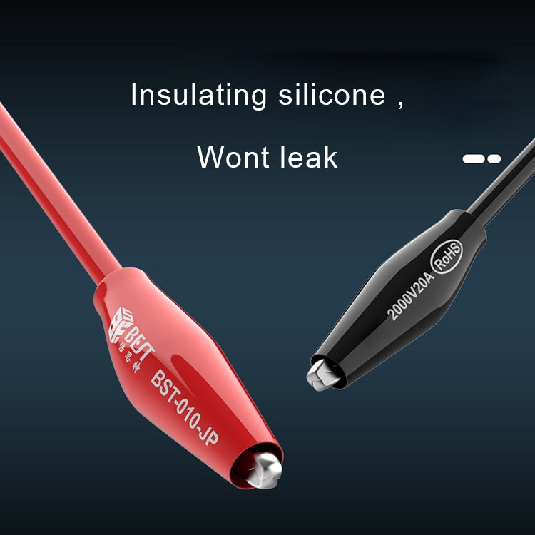 Cavo test con clip a coccodrillo 2000V 20A silicone